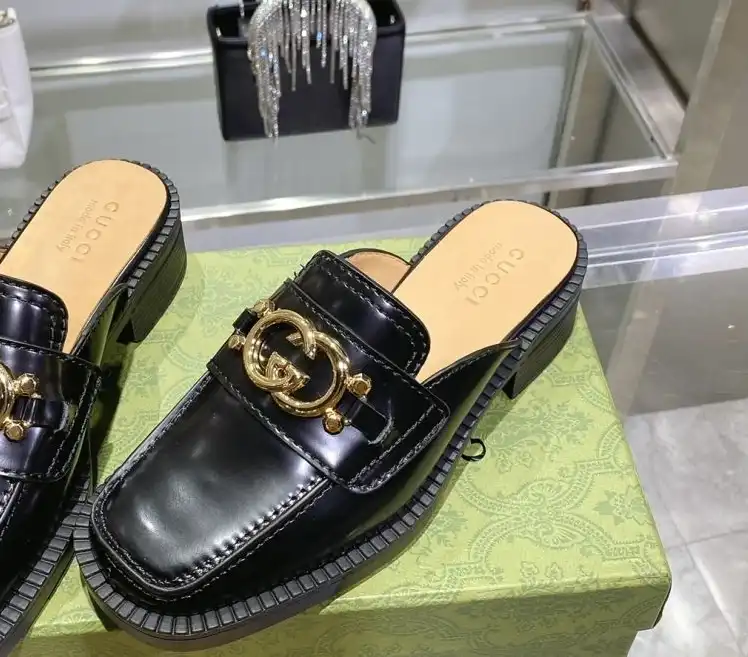 hype Gucci Leather Shoes