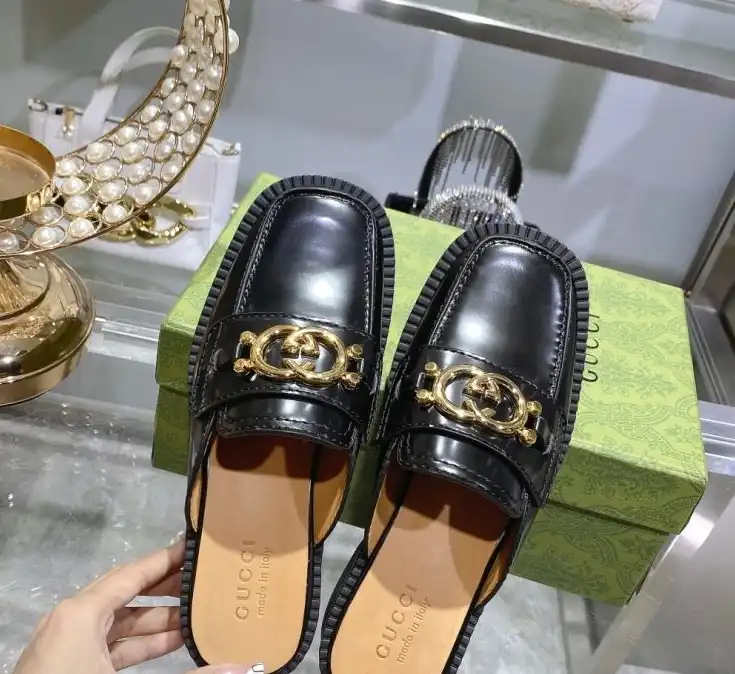 hype Gucci Leather Shoes