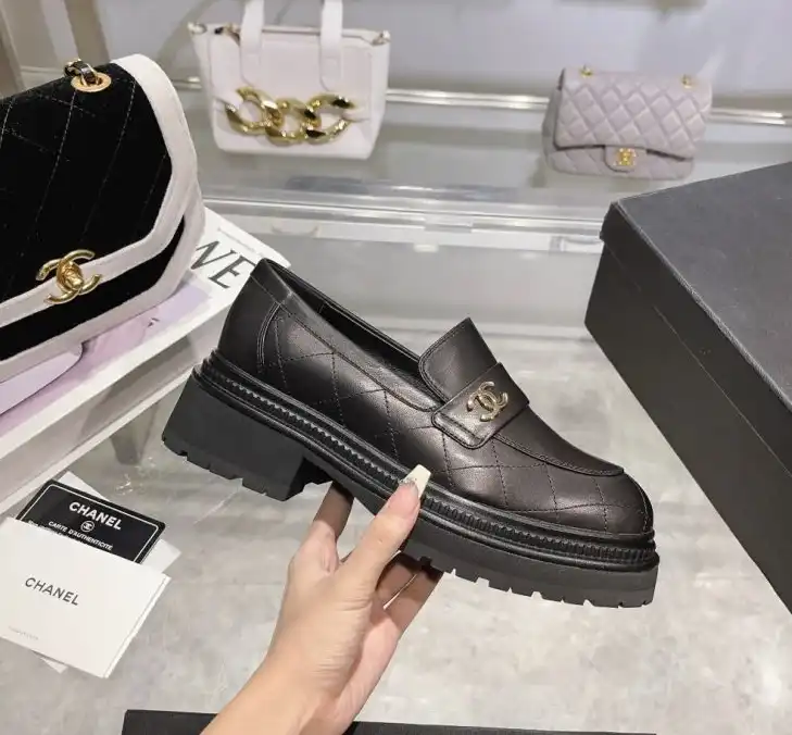 hype Chanel Leather Shoes