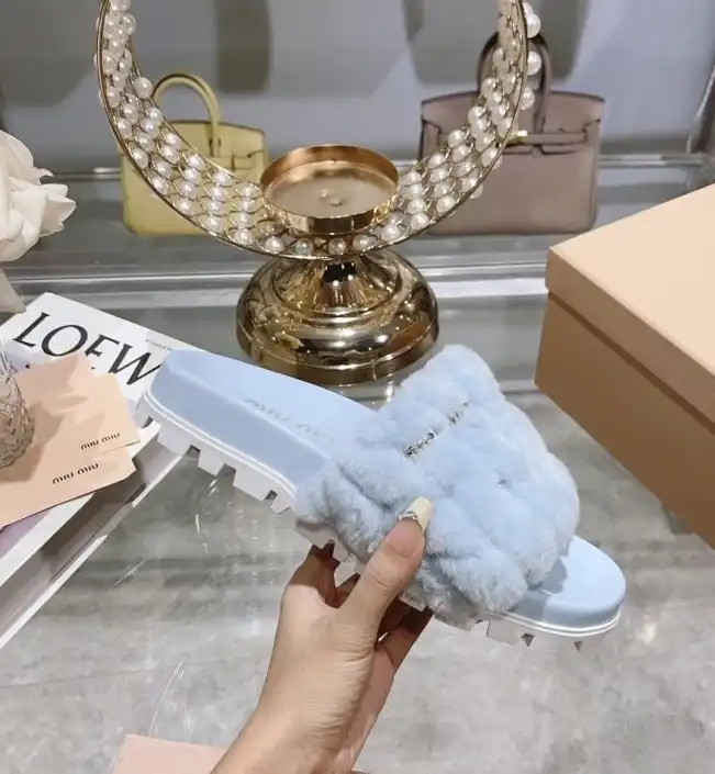 hype Miu Miu Slippers