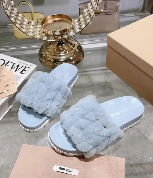 hype Miu Miu Slippers