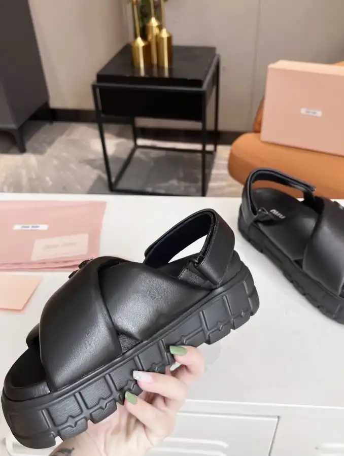 hype Miu Miu Sandals