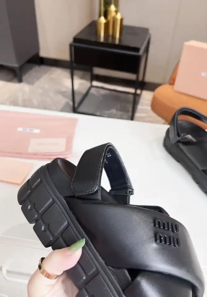 hype Miu Miu Sandals