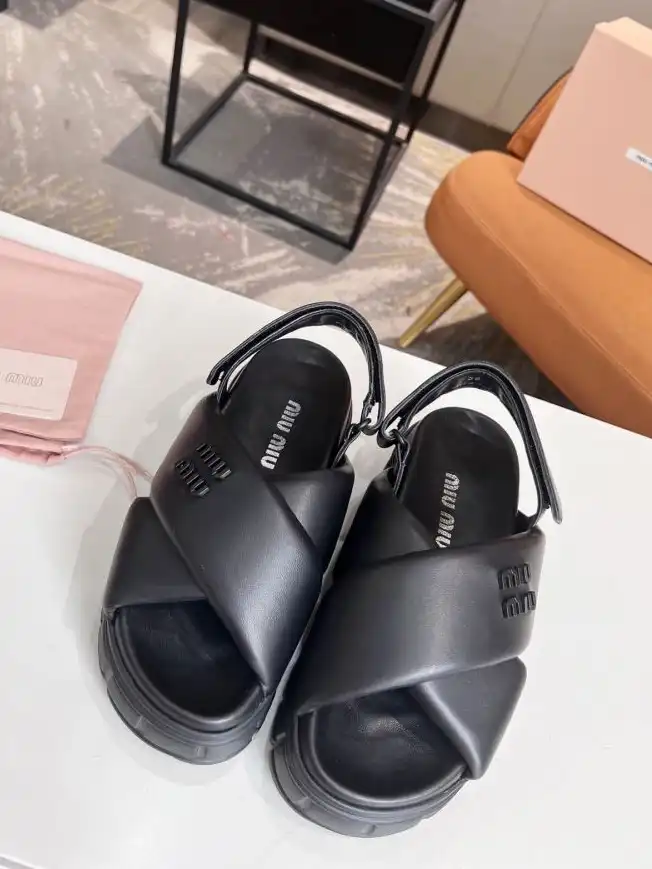 hype Miu Miu Sandals