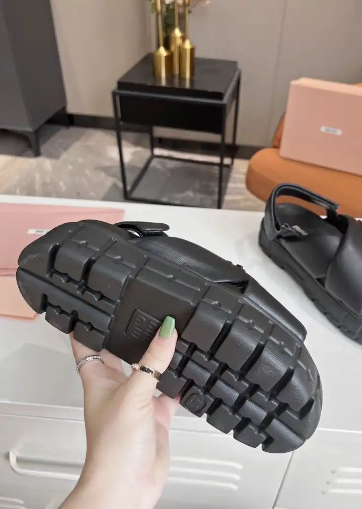 hype Miu Miu Sandals