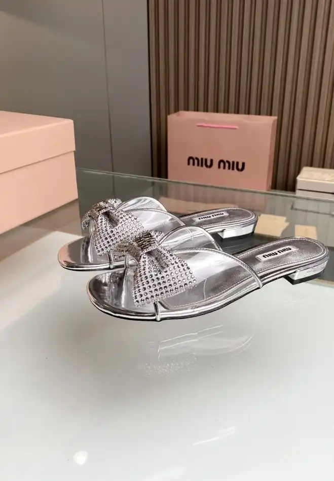 hype Miu Miu Slippers