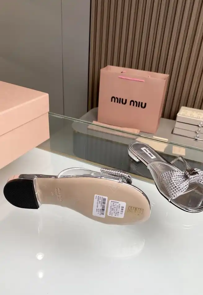 hype Miu Miu Slippers