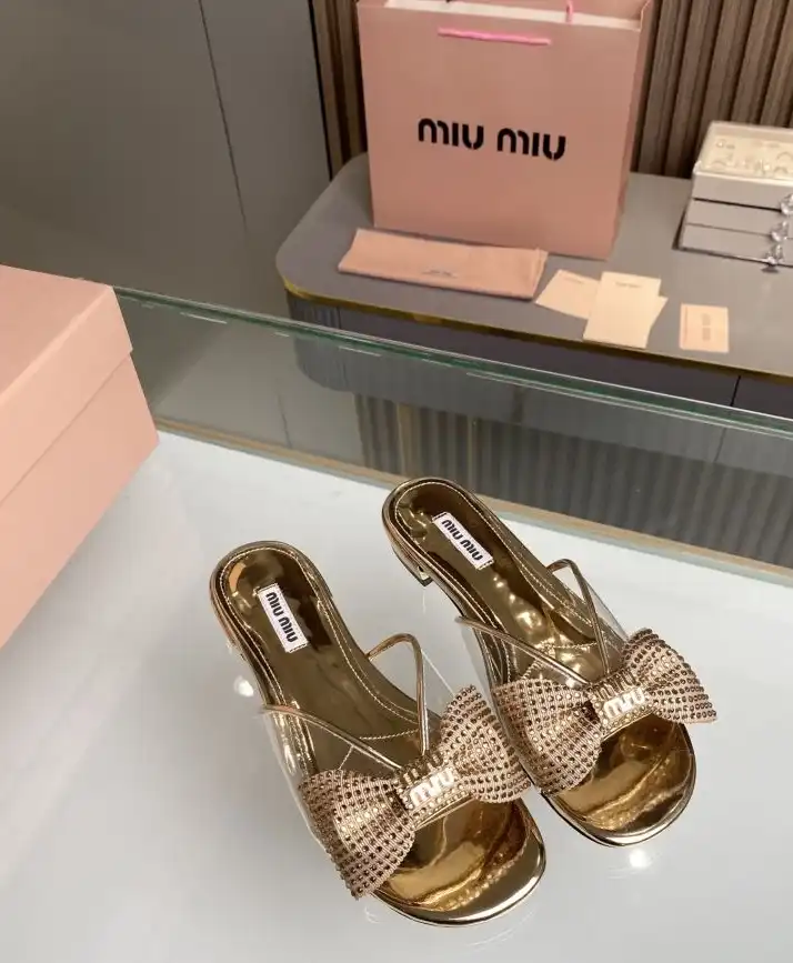 hype Miu Miu Slippers