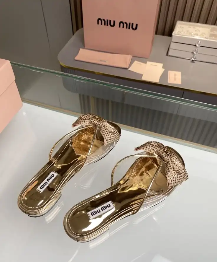 hype Miu Miu Slippers