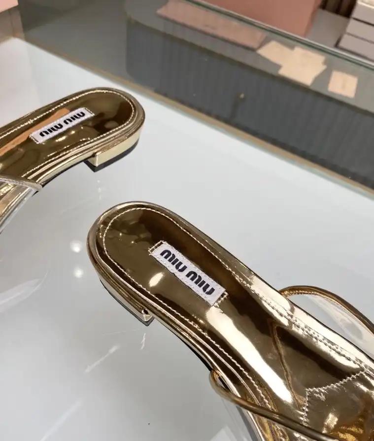 hype Miu Miu Slippers