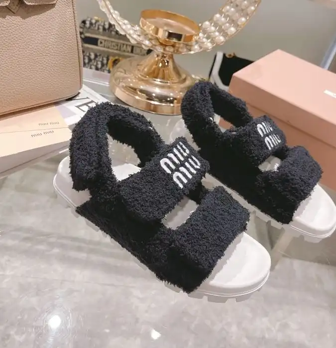 hype Miu Miu Sandals