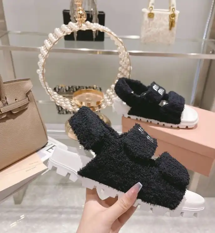 hype Miu Miu Sandals