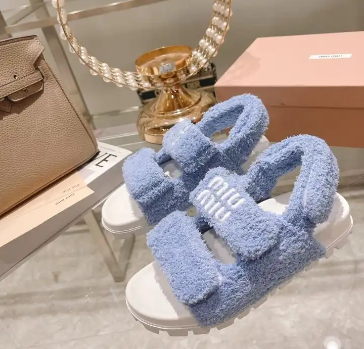 hype Miu Miu Sandals