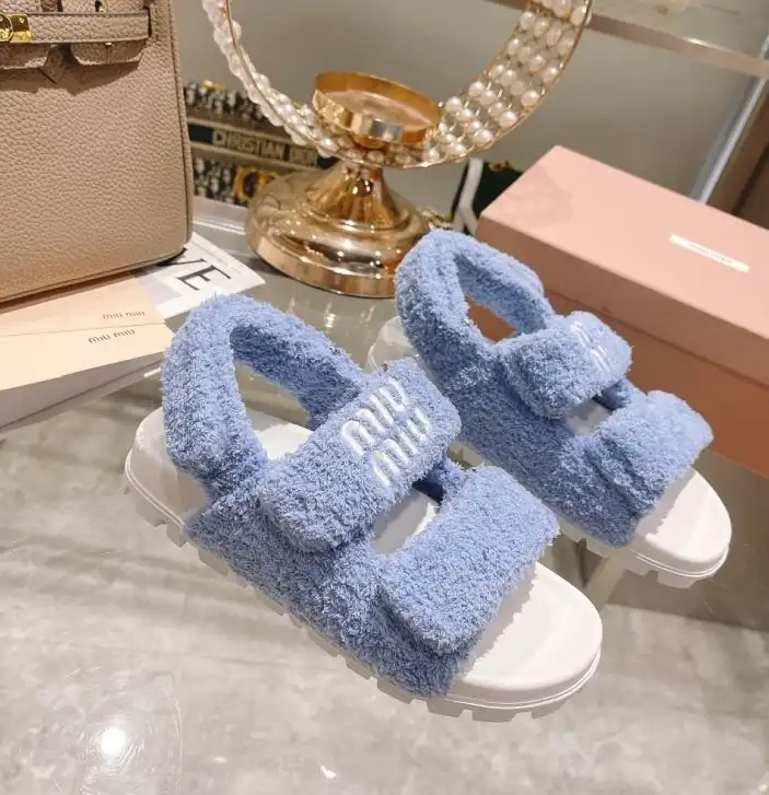 hype Miu Miu Sandals