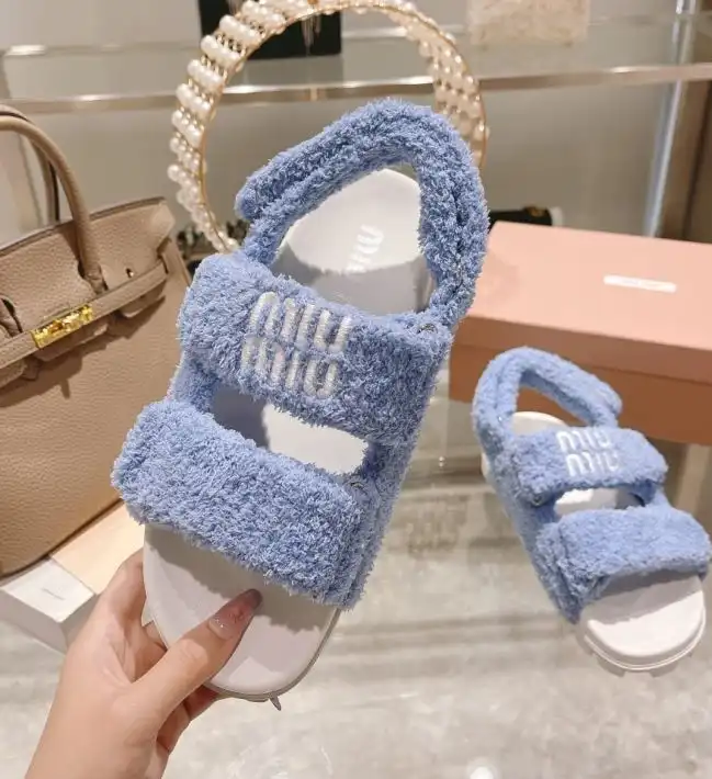 hype Miu Miu Sandals