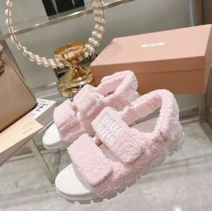 hype Miu Miu Sandals