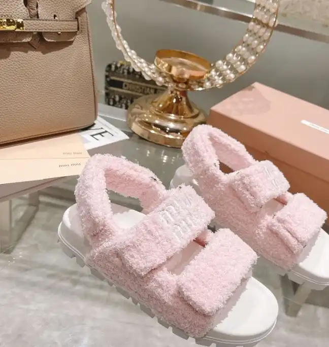 hype Miu Miu Sandals