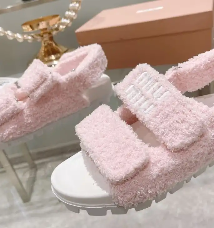 hype Miu Miu Sandals