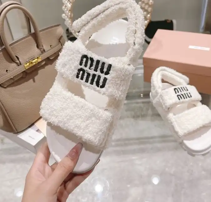 hype Miu Miu Sandals