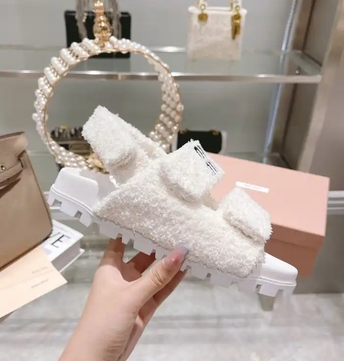 hype Miu Miu Sandals