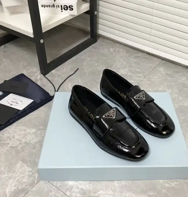 hype Prada Leather Shoes