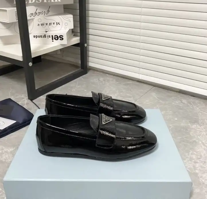 hype Prada Leather Shoes