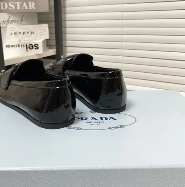 hype Prada Leather Shoes