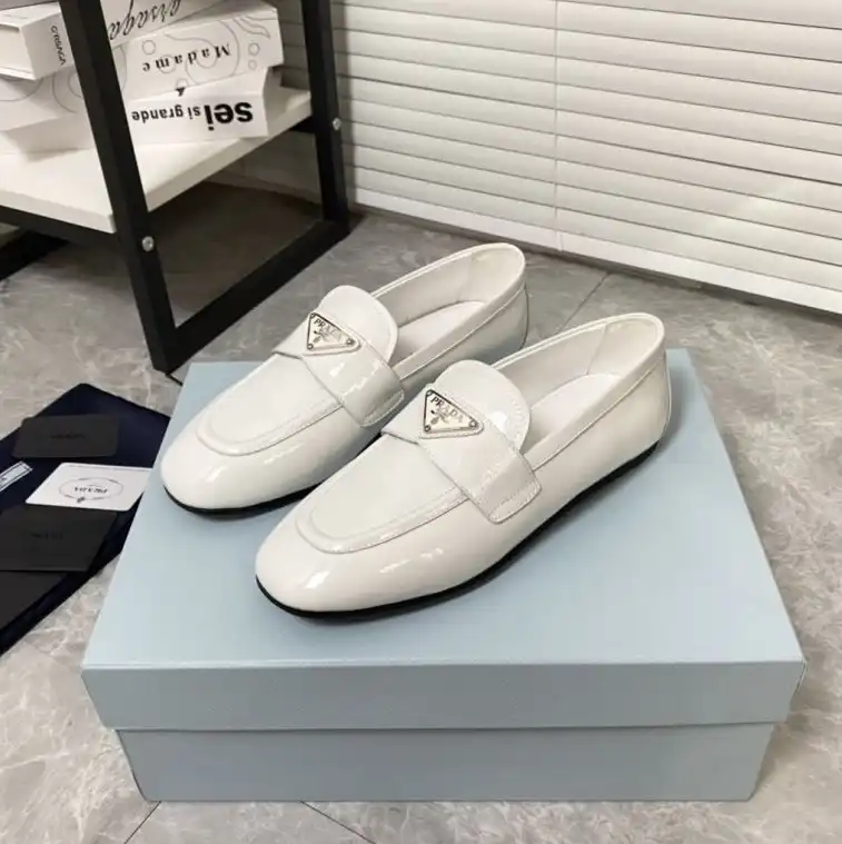 hype Prada Leather Shoes