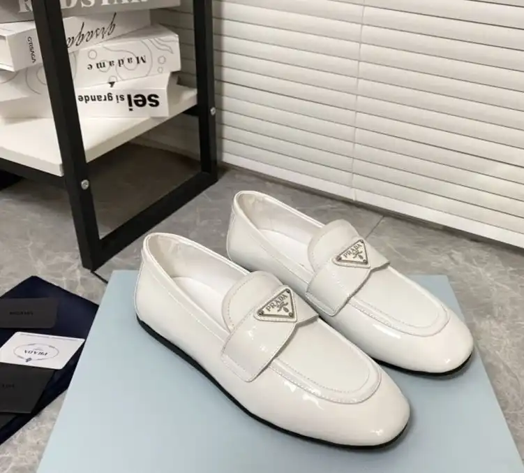 hype Prada Leather Shoes