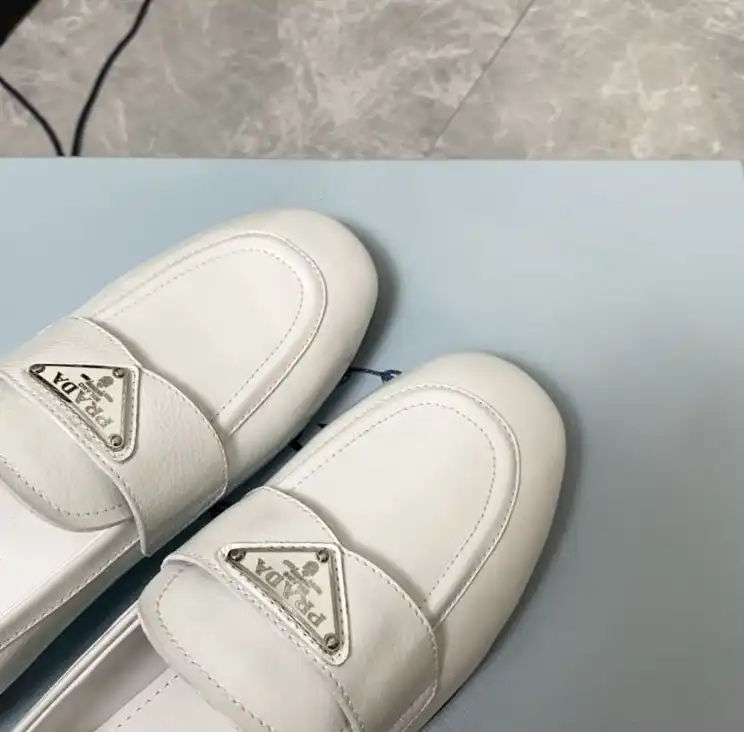 hype Prada Leather Shoes