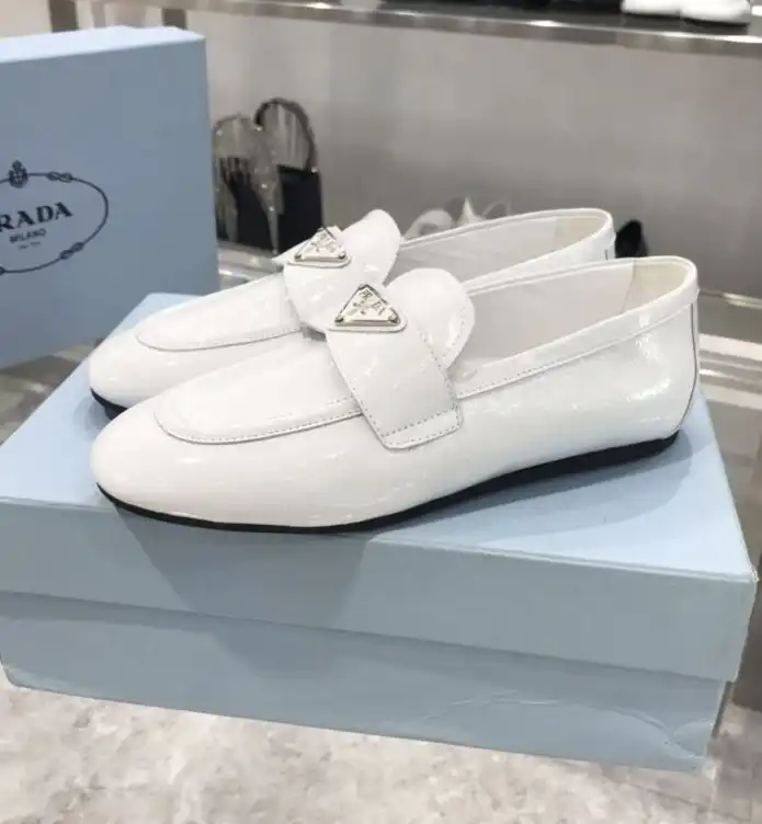 hype Prada Leather Shoes