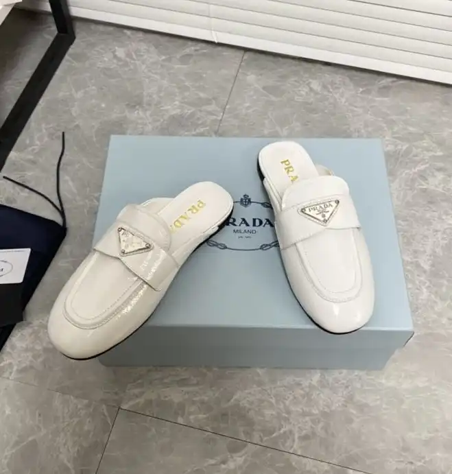 hype Prada Leather Shoes