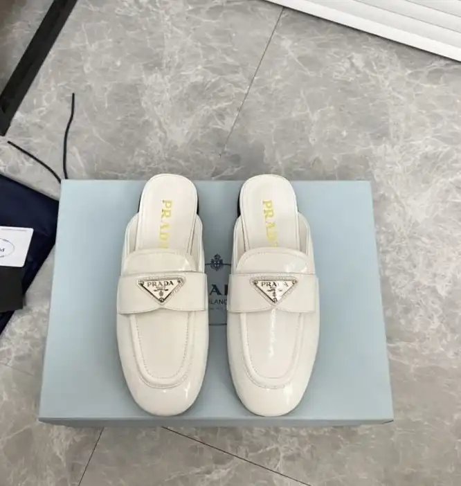 hype Prada Leather Shoes