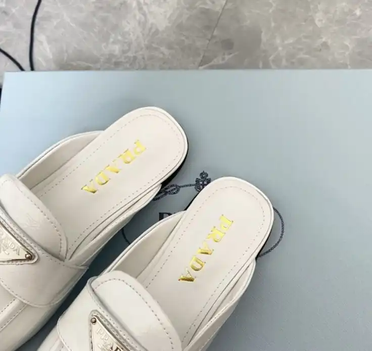 hype Prada Leather Shoes