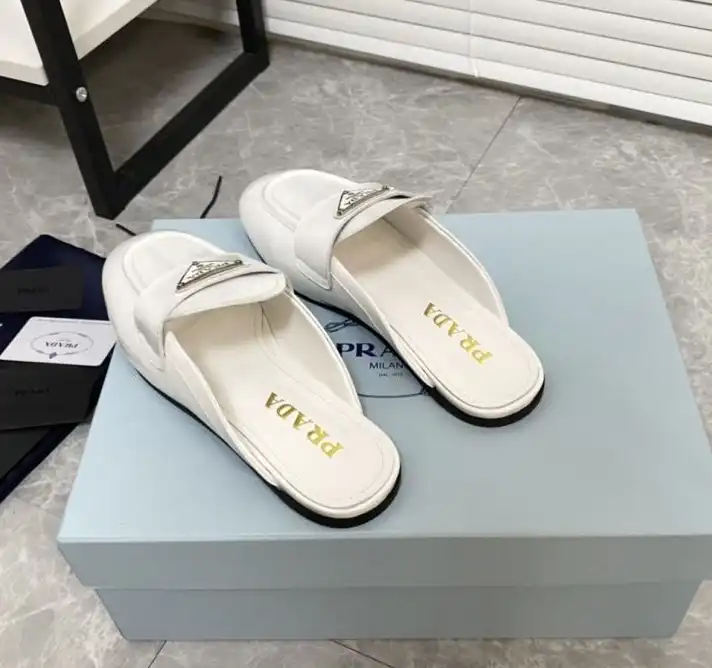 hype Prada Leather Shoes