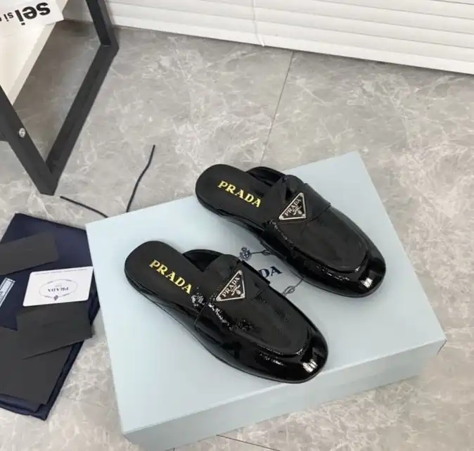 hype Prada Leather Shoes