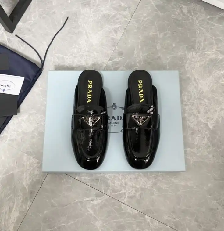 hype Prada Leather Shoes