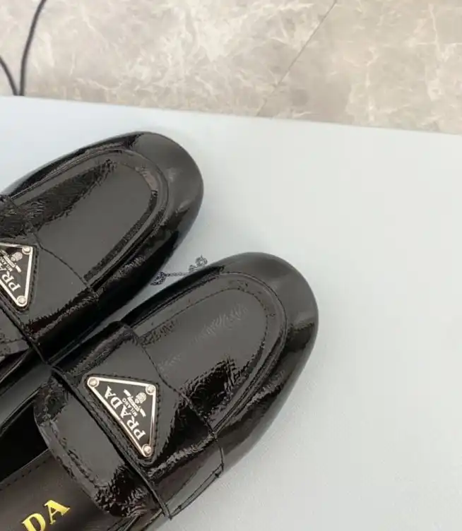 hype Prada Leather Shoes