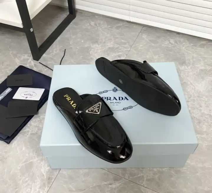 hype Prada Leather Shoes