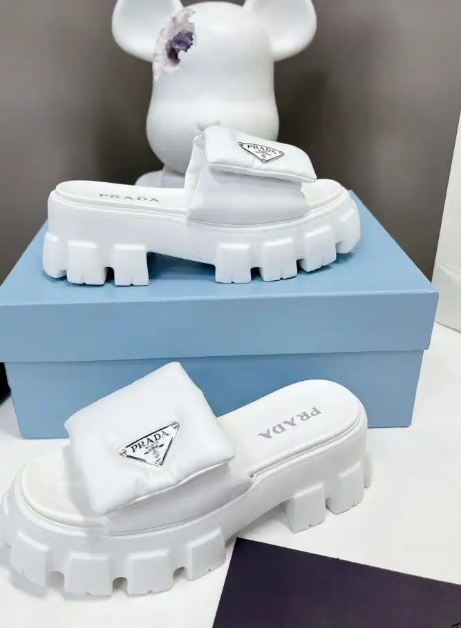 hype Prada Slippers