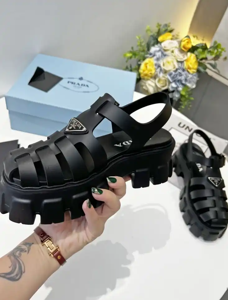 hype Prada Sandals