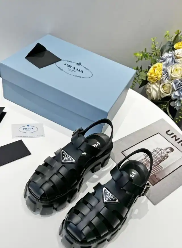 hype Prada Sandals