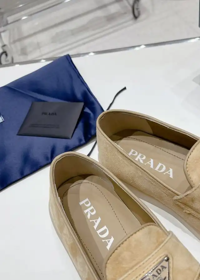 hype Prada Leather Shoes