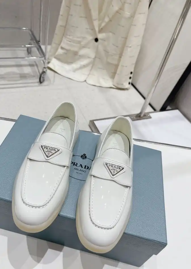 hype Prada Leather Shoes