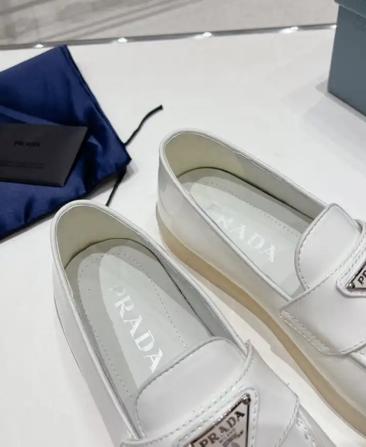 hype Prada Leather Shoes