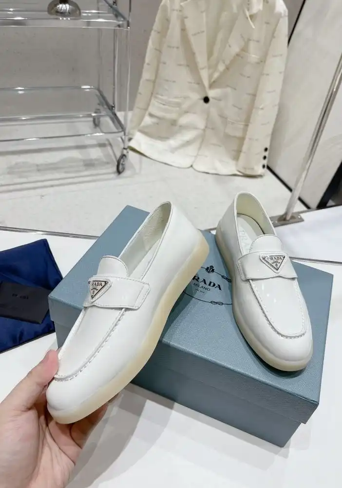 hype Prada Leather Shoes