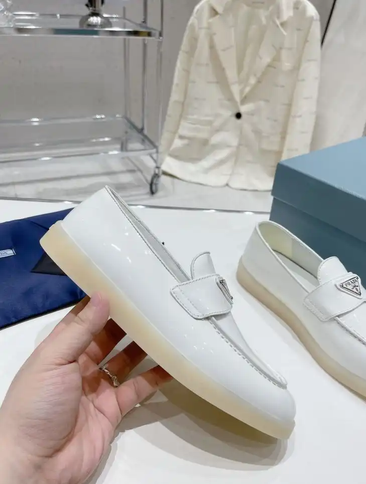 hype Prada Leather Shoes