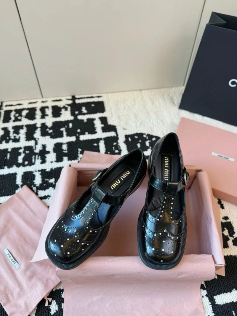 Miu Miu Leather Shoes