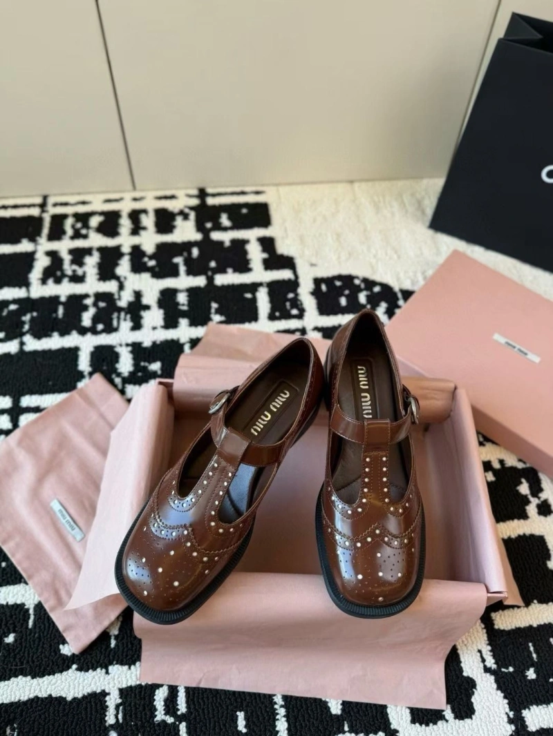 Miu Miu Leather Shoes