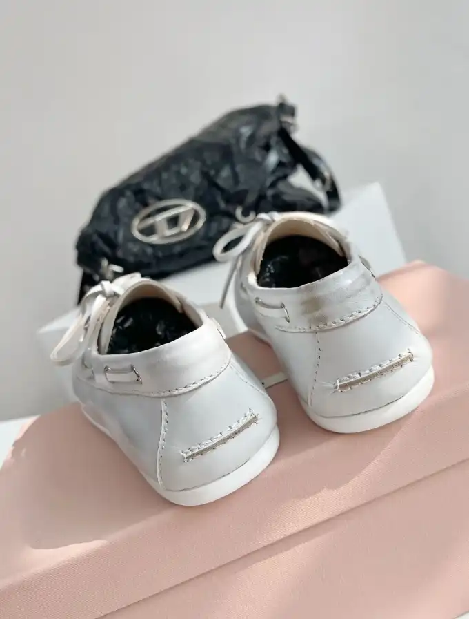 hype Miu Miu Leather Shoes